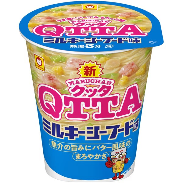 MARUCHAN QTTA 밀키 시푸드 맛 컵라면 77g