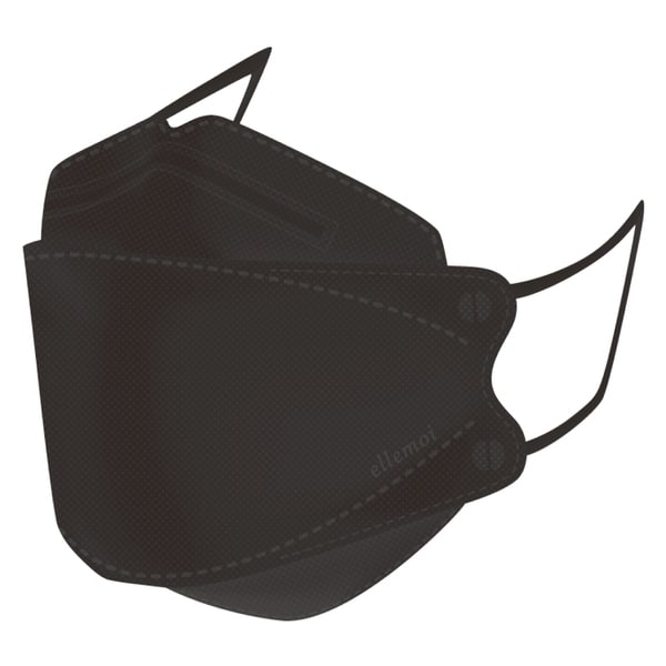 엘모아 3D 마스크 블랙 비비드 애니멀 24매입 (개별 포장)