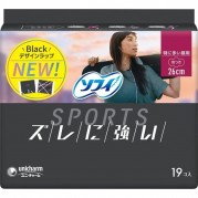 [생리대] 소피 스포츠 특별이 많은날 낮용 날개 있는 26mm 슬림 타입 19개입