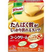 Knorr 단백질 확실히 섭취 스프 옥수수크림 2봉입